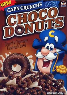 Why are they Captain Crunch's donuts?  When do they become MY donuts?