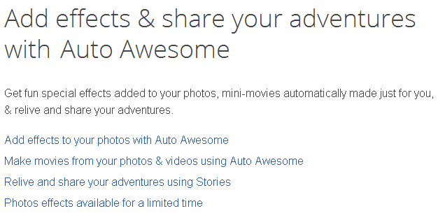 That last option suggests a glorious ambition of a premium pay-to-use version of google+.