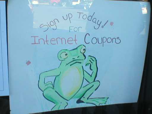 Buy one internet get a second of equal or lesser value free! Ribbit.