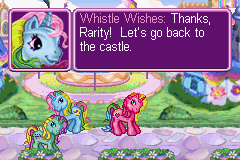 Uh, it's this way, dude. Unless you mean to go backward to the castle.
