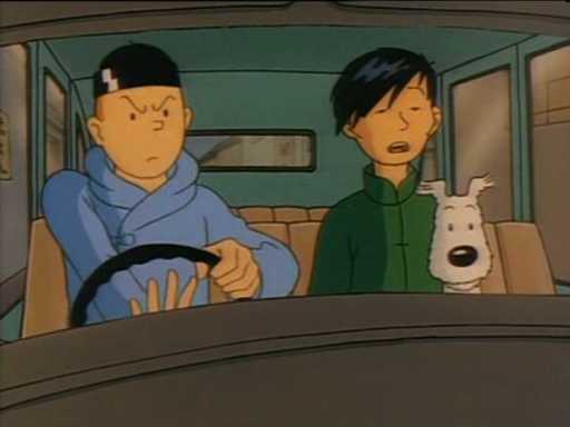 PIIP PIIIIP! Out of the way! Tintin and Drunk Chang coming through!