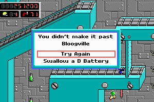 With all due respect sir, swallowing a battery might itself take me several attempts