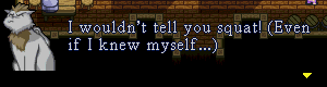 You're clearly not going to tell me standing, either.