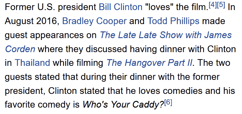 I only learned just about this since James Corden is only just slightly more bearable than Who's Your Caddy.