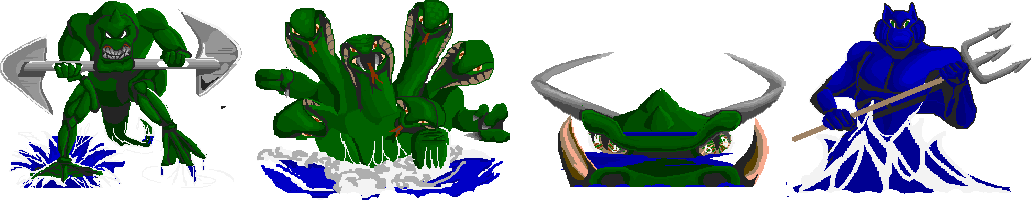 are they green because they are scaly or because they are seasick?