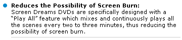 Increasing the possibility of screen burn? LIVING FIREPLACE!
