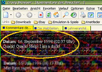 To be fair, in Crazy Browser, every page looks like that.