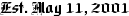 I just couldn't be bothered to spell out ''ablished.''