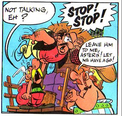 NOT TALKING, EHHH?