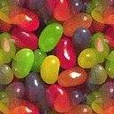 I didn't feel like finding a generic ''movie'' picture, so instead:  jelly beans.