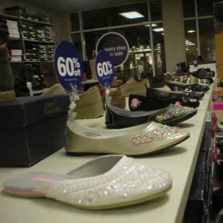 That isn't as much of a discount when you consider that 50% of the shoes are missing.