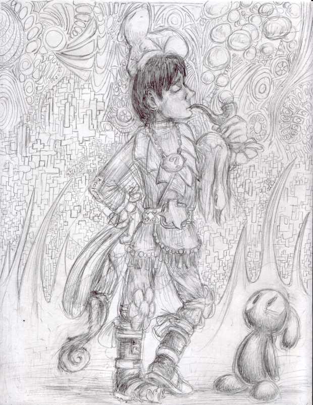 A true artist finds ways to distract from its  drafting inadequacies