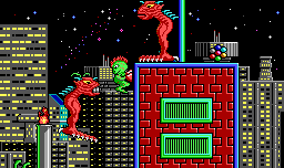 Why aren't any of the buildings in the background colored like that? Why aren't any of the buildings in the background colored like that?