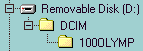I'll leave the ''disk'' inside the camera, if you don't mind.