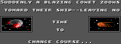 why does the ship fly sideways?