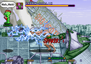 you can tell that the Spiderman game was made a year earlier.
