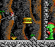 luckily the backwards s portion breaks into seperately flung fragments.